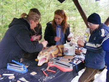 Impressionen: Mosaikkurs bei den Westprignitz-Scouts