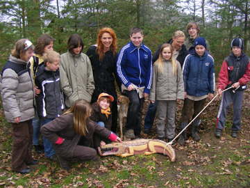 Impressionen: Westprignitz-Scouts mit Mosaik-Krokodil